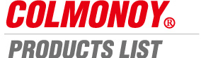 COLMONOY PRODUCT LIST